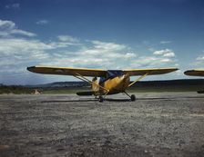 Civil Air Patrol Base, Bar Harbor, Maine, 1943. Creator: John Collier