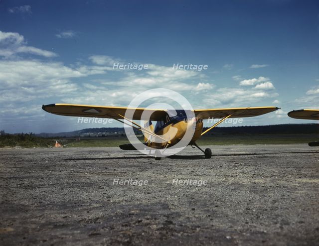 Civil Air Patrol Base, Bar Harbor, Maine, 1943. Creator: John Collier.