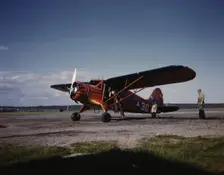 Civil Air Patrol Base, Bar Harbor, Maine, 1943. Creator: John Collier