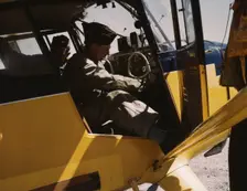 Civil Air Patrol Base, Bar Harbor, Maine, 1943. Creator: John Collier