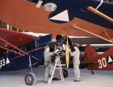 Civil Air Patrol Base, Bar Harbor, Maine, 1943. Creator: John Collier