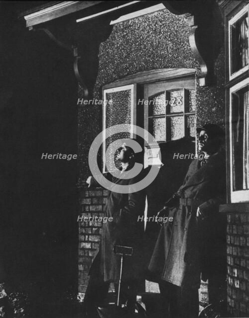 Civil Defence volunteers, 1942. Artist: Unknown.