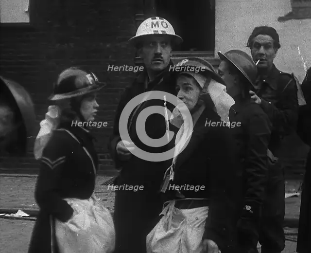 Civil Defence Corps Members, 1940. Creator: British Pathe Ltd.