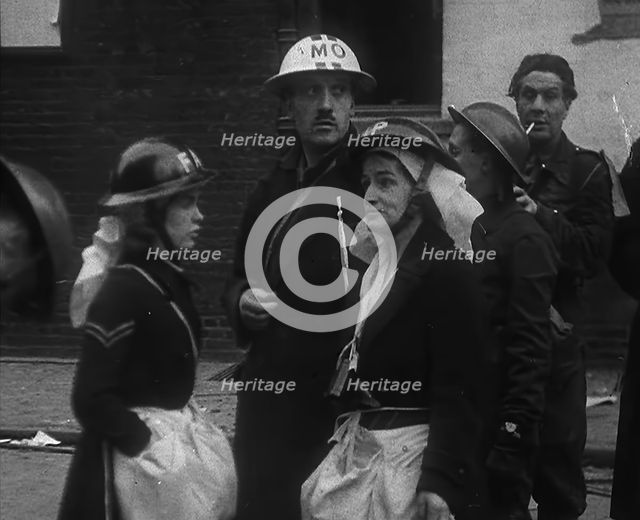 Civil Defence Corps Members, 1940. Creator: British Pathe Ltd.