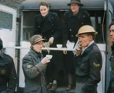 Civil Defence Corps Members Drinking Tea, 1940. Creator: British Pathe Ltd