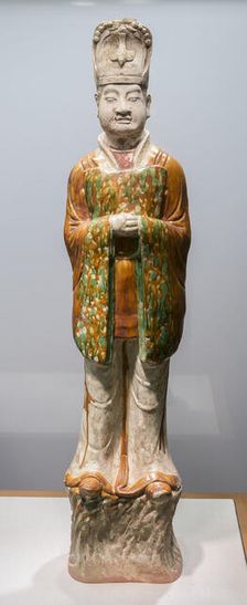 Civil Official (Wenguan), Tang dynasty (618-907 A.D.), 8th century. Creator: Unknown