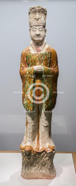 Civil Official (Wenguan), Tang dynasty (618-907 A.D.), 8th century. Creator: Unknown.