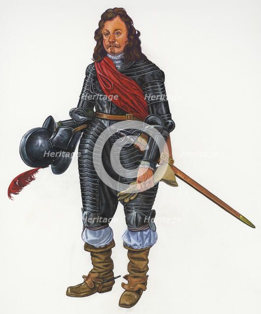 Civil War Commander, 1642-1651, (c1990-2010) Artist: Graham Sumner.