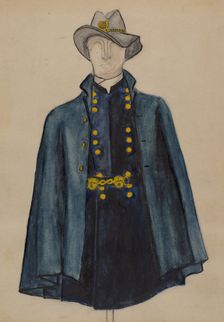 Civil War Field Uniform, c. 1936. Creator: Harold Smith