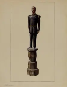 Civil War General, c. 1940. Creator: Mina Lowry