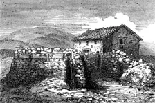 Civil War in Spain: Redoubt of San Candido, 1874. Creator: Unknown