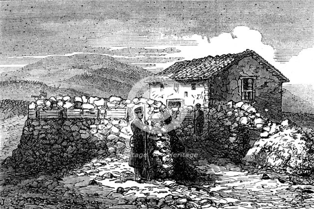 Civil War in Spain: Redoubt of San Candido, 1874. Creator: Unknown.