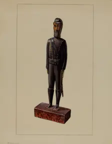 Civil War Soldier, 1935/1942. Creator: Mina Lowry