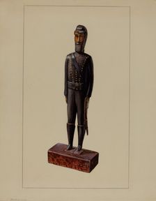 Civil War Soldier, 1935/1942. Creator: Mina Lowry