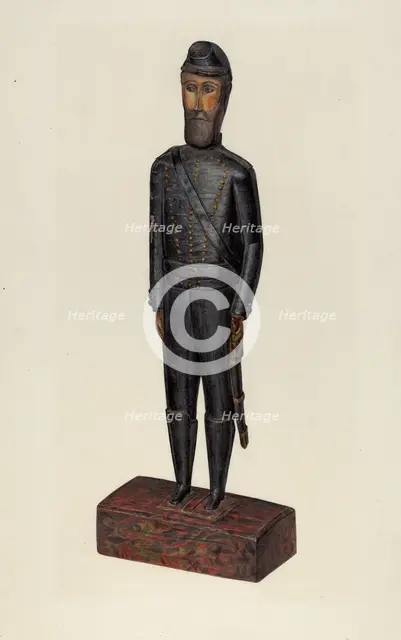 Civil War Soldier, c. 1940. Creator: Mina Lowry.