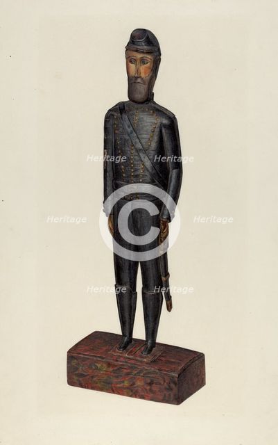 Civil War Soldier, c. 1940. Creator: Mina Lowry.