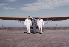 Civilian pilot training school, returning from practice..., Meacham Field, Fort Worth, Tex., 1942. Creator: Arthur Rothstein