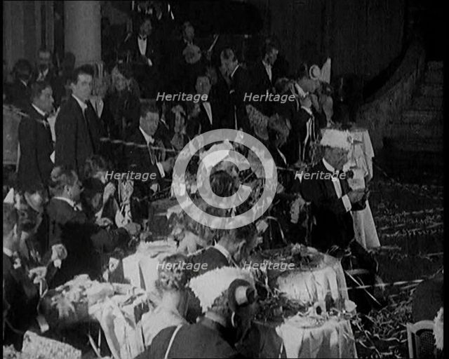 Civilians Dressed in Smart Evening Outfits Dancing in a Fancy Party, 1920. Creator: British Pathe Ltd.