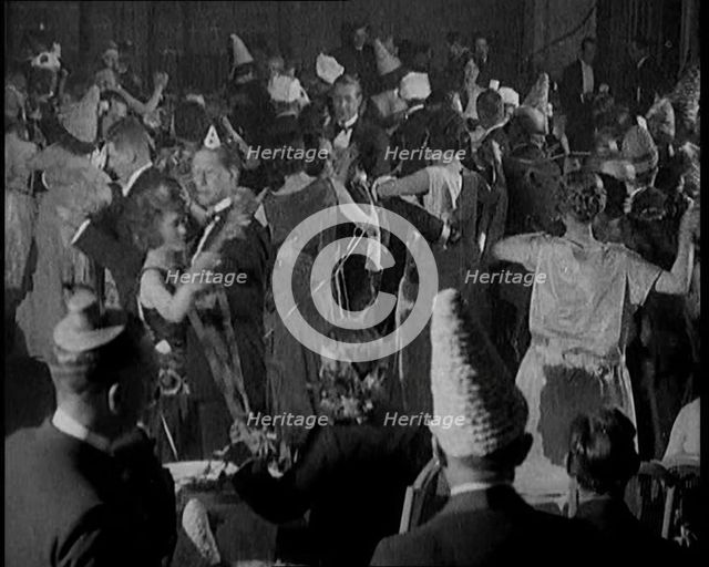 Civilians Dressed in Smart Evening Outfits Dancing in a Fancy Party, 1920. Creator: British Pathe Ltd.