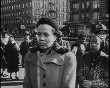 Civilians Waiting To Vote in the Presidential Election, 1932. Creator: British Pathe Ltd
