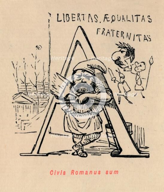 'Civis Romanus sum', 1852. Artist: John Leech.