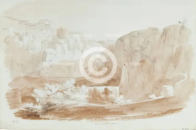 Civita Castellana, 1825. Creator: James William Giles.