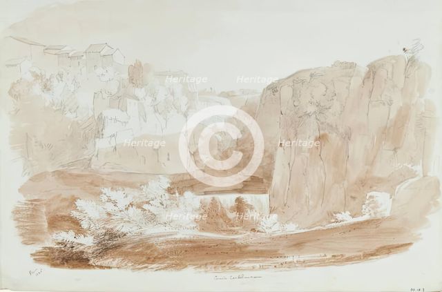 Civita Castellana, 1825. Creator: James William Giles.