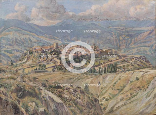 Cività d'Antino in the Abruzzi, 1911. Creator: Poul S. Christiansen.