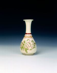 Cizhou polychrome yuhuchun vase, Jin or Yuan dynasty, China, 13th century
