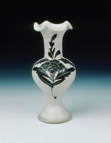 Cizhou stoneware vase, late Northern Song dynasty, China, early 12th century. Creator: Unknown