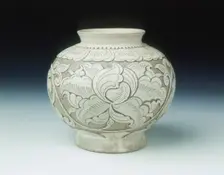 Cizhou stoneware jar, early Northern Song dynasty, China, late 10th-early 11th century. Creator: Unknown