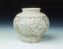 Cizhou stoneware jar, early Northern Song dynasty, China, late 10th-early 11th century. Creator: Unknown
