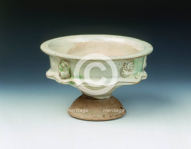Cizhou stoneware offering bowl, late Tang dynasty-Five Dynasties period, China, 10th century. Artist: Unknown