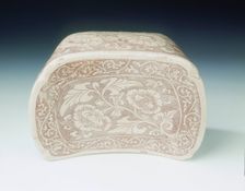 Cizhou stoneware pillow, Five Dynasties-early Northern Song dynasty, China, 10th-11th century