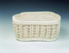 Cizhou stoneware pillow, Northern Song dynasty, China, 11th century. Creator: Unknown