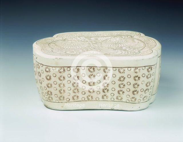 Cizhou stoneware pillow, Northern Song dynasty, China, 11th century. Creator: Unknown.