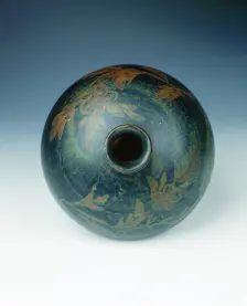 Cizhou-type black stoneware jar, late Jin-early Yuan dynasty, China, 13th century. Creator: Unknown