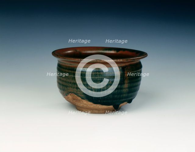 Cizhou-type tea slop basin, Southern Song, China, 1127-1279. Creator: Unknown.