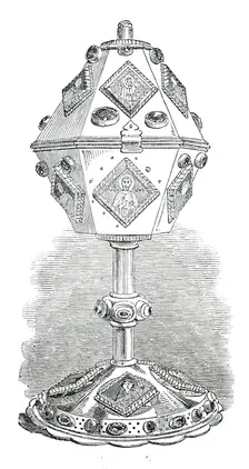 Ciborium, 1850. Creator: Unknown