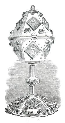 Ciborium, 1850. Creator: Unknown
