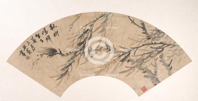 Cicada, dated 1852. Creator: Wu Xizai.