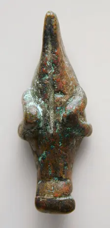 Cicada Figurine (image 1 of 2), Late Period-Ptolemaic Period (711-30 BCE) or later. Creator: Unknown