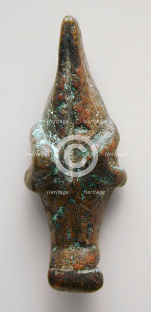 Cicada Figurine (image 1 of 2), Late Period-Ptolemaic Period (711-30 BCE) or later. Creator: Unknown.