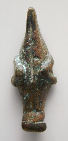 Cicada Figurine (image 1 of 2), Late Period-Ptolemaic Period (711-30 BCE) or later. Creator: Unknown