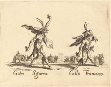 Cicho Sgarra and Collo Francisco, c. 1622. Creator: Jacques Callot