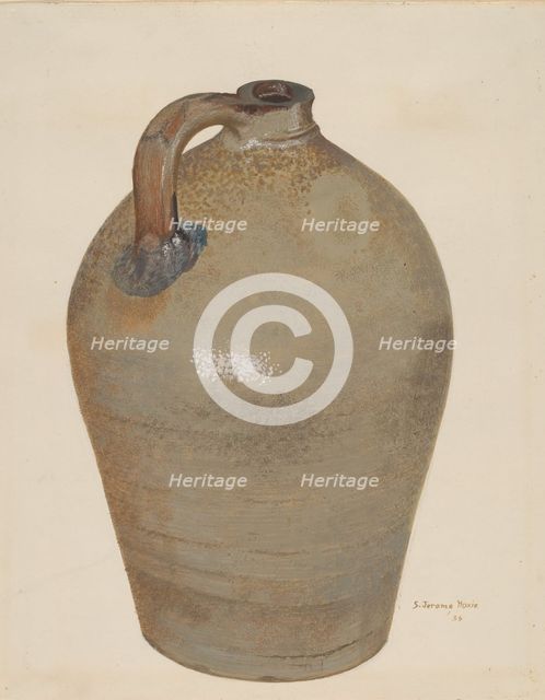 Cider Jug, 1936. Creator: Jerome Hoxie.