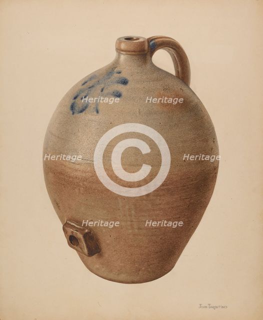 Cider Jug, c. 1939. Creator: John Tarantino.