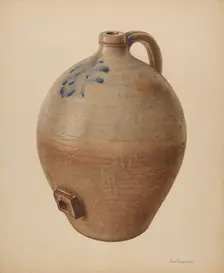 Cider Jug, c. 1939. Creator: John Tarantino