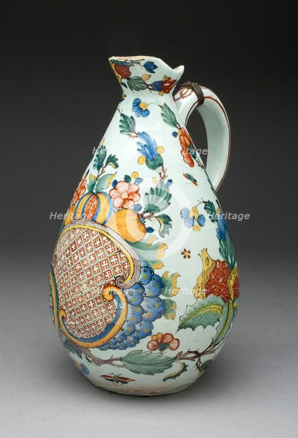 Cider Jug, Rouen, c. 1760. Creator: Unknown.
