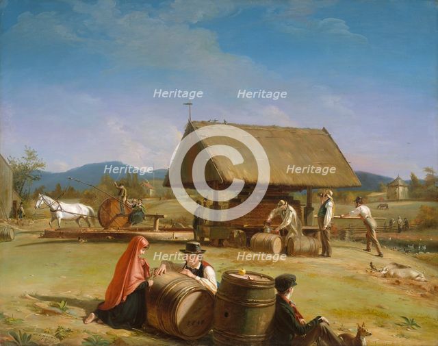 Cider Making, 1840-41. Creator: William Sidney Mount.